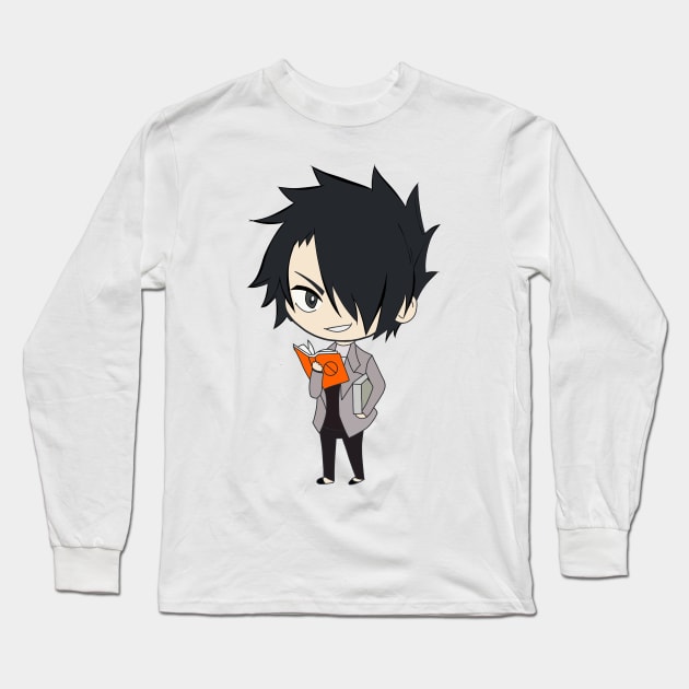 Promised neverland ray chibi Long Sleeve T-Shirt by Poptainment